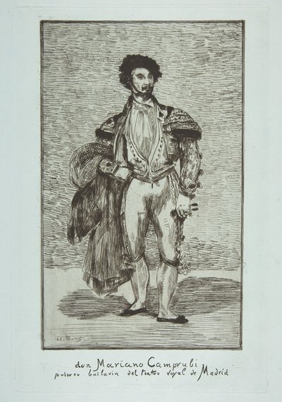Don Mariano Camprubi Le Baïlarin, 1862-63 by Édouard Manet