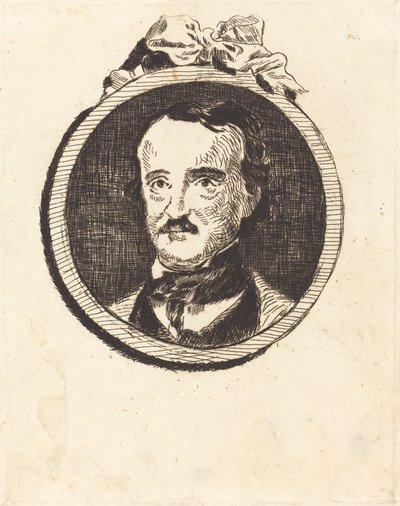Edgar Poe by Édouard Manet