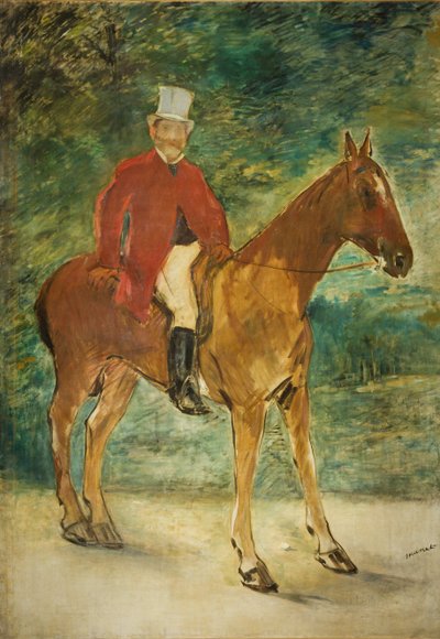 Equestrian Portrait of Michel Arnaud, 1875 by Édouard Manet