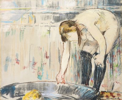 Woman at the Tub by Édouard Manet