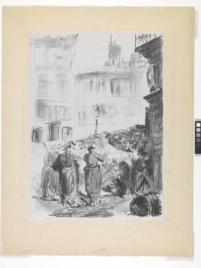 The Barricade by Édouard Manet