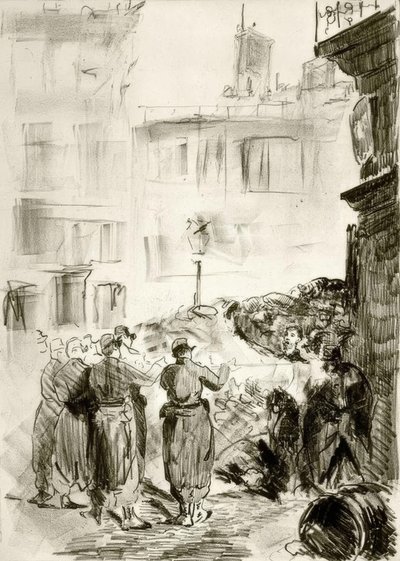 The Barricade by Édouard Manet