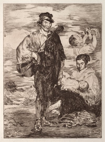 The Gypsies by Édouard Manet