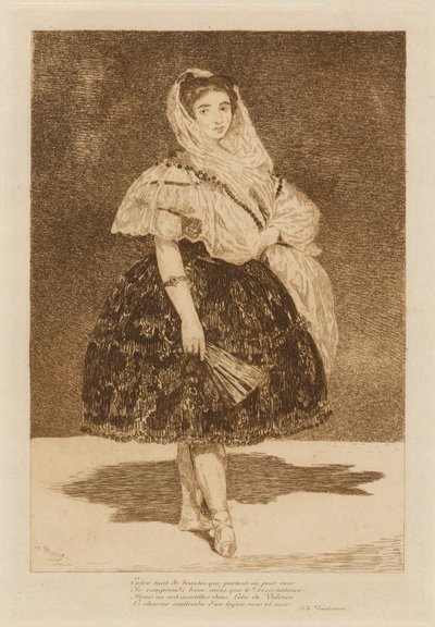 Lola de Valence by Édouard Manet