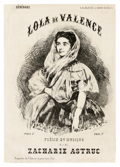 Lola de Valence by Édouard Manet