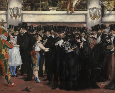 Masked Ball at the Opera by Édouard Manet
