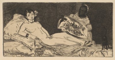 Olympia Small Plate by Édouard Manet