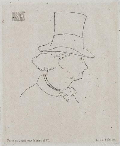 Portrait of Charles Baudelaire by Édouard Manet