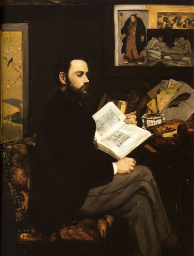 Portrait of Emile Zola by Édouard Manet