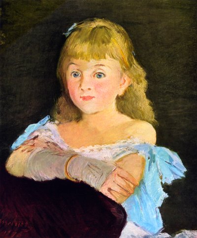 Portrait of Lina Campineanu by Édouard Manet