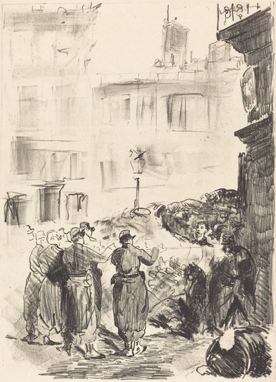 The Barricade by Édouard Manet