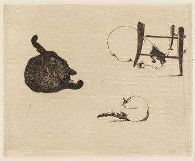 The Cats, 1869 by Édouard Manet