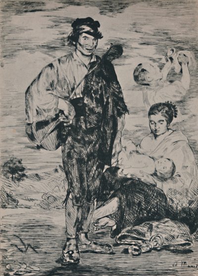 The Gypsies by Édouard Manet