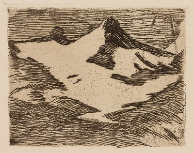 The Mountain, plate 2 from The River by Édouard Manet