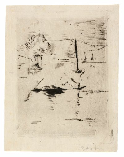 The River in the Plain by Édouard Manet