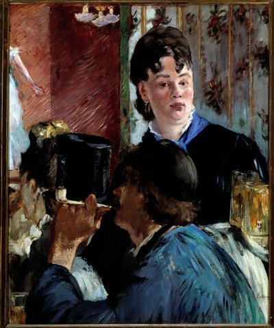 The Bock Waitress by Édouard Manet