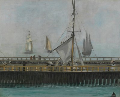 The Jetty of Boulogne-sur-Mer, 1868 by Édouard Manet