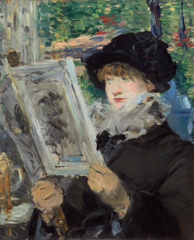 Woman Reading by Édouard Manet