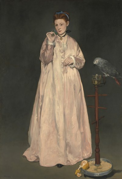 Young Lady in 1866 by Édouard Manet