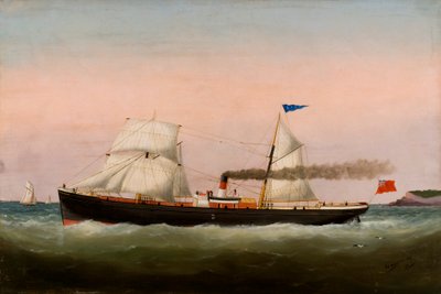 Sailing Boats, Le Havre, 1877 by Edouard Marie Adam
