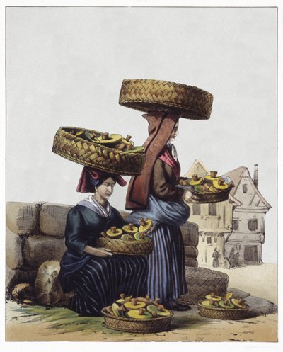 Mushrooms traders by Edouard Pingret