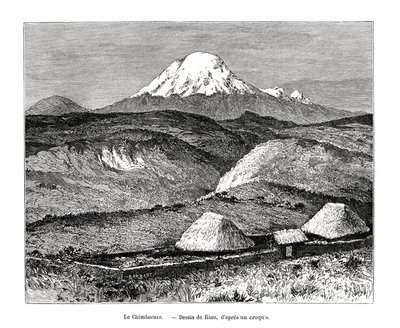Mount Chimborazo, Ecuador by Edouard Riou