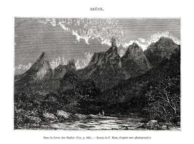 Serra dos Órgãos, Brazil by Edouard Riou