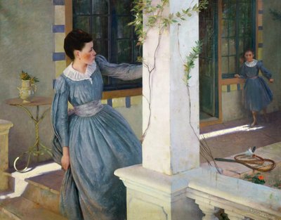 Hide and seek, 1890 by Édouard Rosset Granger