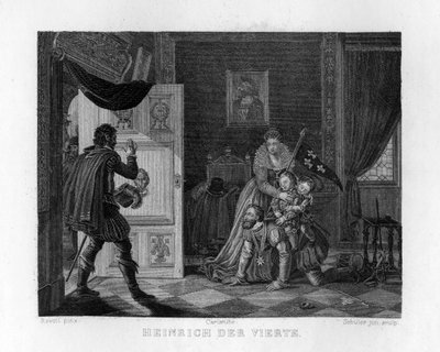 Henry IV and His Children by Edouard Schuler