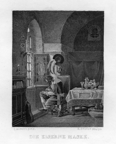The Man in the Iron Mask, c. 1833 by Edouard Schuler