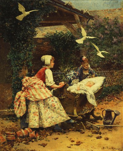 Peaceful Slumber by Edouard Toudouze