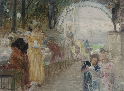 The Tea Party by Edouard Veith