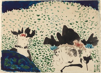 Four Ladies with Fancy Hats by Edouard Vuillard
