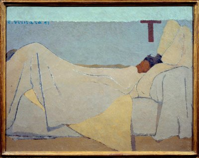 In Bed by Edouard Vuillard