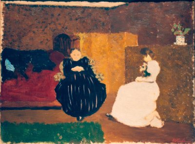 The Chat by Edouard Vuillard
