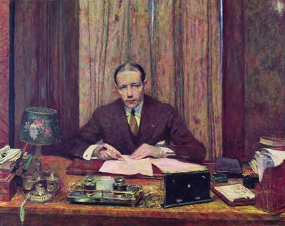 Lucien Rosengart by Edouard Vuillard