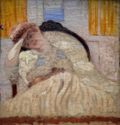 Misia sitting in an armchair by Edouard Vuillard