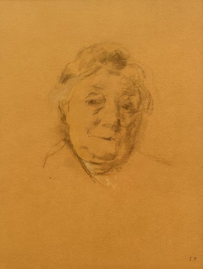 Portrait of Madame Bénard, Front View by Edouard Vuillard