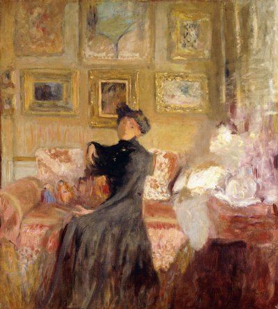 Red Couch by Edouard Vuillard