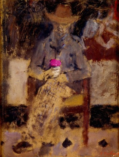 Portrait of Felix Vallotton by Edouard Vuillard