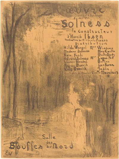 Solness the Builder by Edouard Vuillard