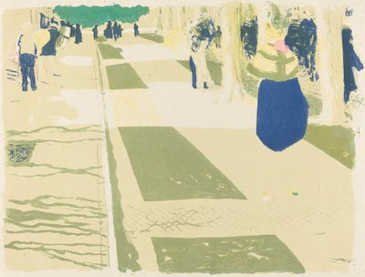The Avenue, 1899 by Edouard Vuillard