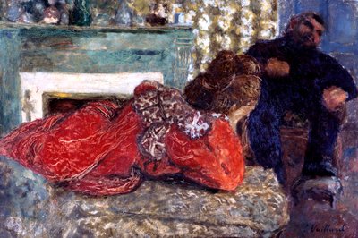 The Dressing Gown by Edouard Vuillard