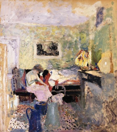 The Green Bedroom by Edouard Vuillard