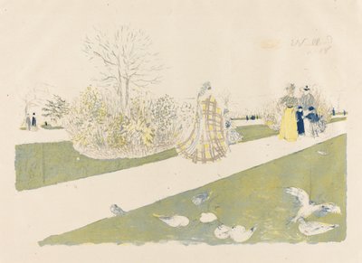 The Tuileries Garden by Edouard Vuillard