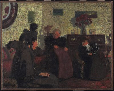 The Widows Visit by Edouard Vuillard