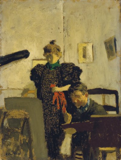 Vallotton at the Natansons by Edouard Vuillard