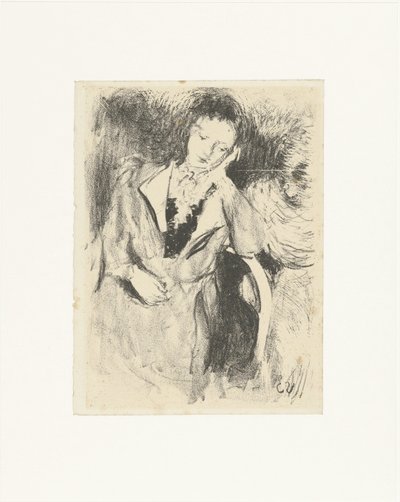 Woman Sitting on a Chair by Edouard Vuillard