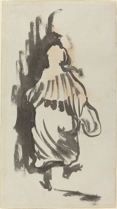 Walking Figure Seen from Behind by Edouard Vuillard