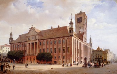 City Hall at Thorn, 1848 by Eduard Gaertner